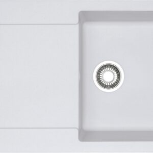 Chiuveta bucatarie fragranite Franke Maris MRG 611-L reversibila 970x500mm tehnologie Sanitized Bianco