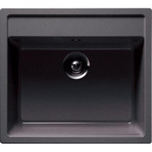 Chiuveta bucatarie tegranit Teka Menorca 60S TG 1B cu 1 cuva 570x510mm ventil Pop-up Schwarzmetallic