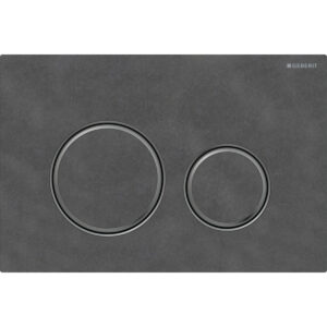 Clapeta actionare Geberit Sigma21 ardezie mustang detalii crom negru