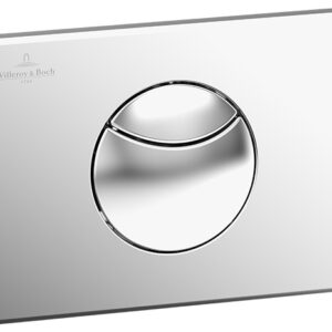 Clapeta cu dubla actionare Villeroy & Boch ViConnect 21x15cm Crom Lucios