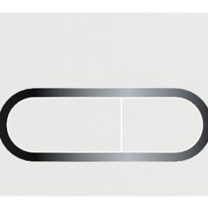 Clapeta rezervor Ravak Concept Chrome alb