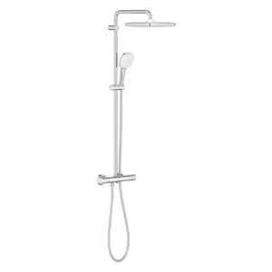 Coloana de dus Grohe Tempesta Cosmopolitan System 250 Cube baterie termostatata crom