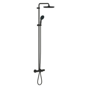 Coloana de dus Grohe Vitalio Start System 250 cu baterie termostatata matte black