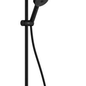 Coloana de dus Hansgrohe Pulsify S 260 1jet EcoSmart cu baterie termostatata ShowerTablet Select 400 negru mat