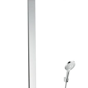 Coloana de dus Hansgrohe Rainmaker Select 460 2jet alb-crom cu baterie termostatata ShowerTablet Select 700