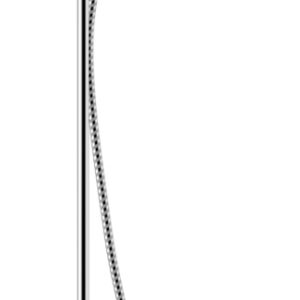 Coloana de dus Hansgrohe Vernis Blend 200 1 jet cu baterie de cada termostatata crom