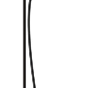 Coloana de dus Hansgrohe Vernis Blend 200 1 jet cu baterie termostatata negru mat