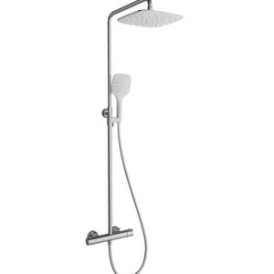 Coloana de dus Ravak Termo 300 TE 093.00/150 baterie termostatata palarie de dus 25x25cm si para de dus Air cu 3 functii