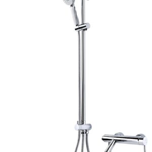 Coloana de dus Teka Universe Pro fara baterie palarie 250mm para cu 3 functii crom
