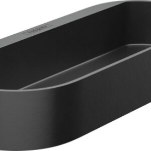 Cos Hansgrohe WallStoris cu fixare pe bara suport negru mat