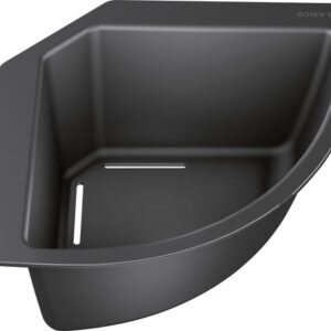 Cos de colt pentru chiuveta Blanco 215x215mm negru
