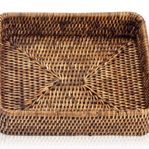 Cos pentru cosmetice Decor Walther Basket 5 x 18 x 22cm ratan dark