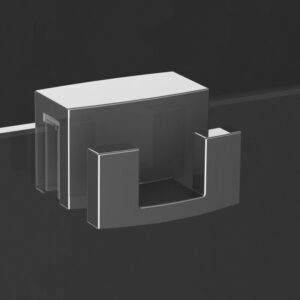 Cuier inox pentru cabina dus Radaway crom