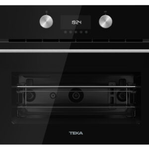 Cuptor cu microunde incorporabil Teka MLC 844 cu 3 functii 1000W grill 1400W 44 litri Inox antipata/cristal negru