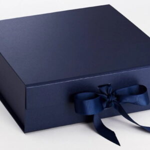 Cutie cadou Folda Large inchidere magnetica si fundita Navy Blue