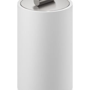 Cutie cu capac Decor Walther Stone DMD M 13x8cm alb-inox mat
