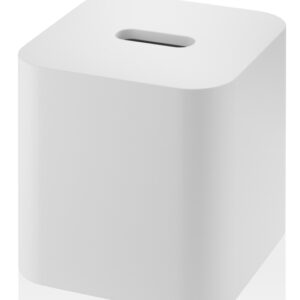 Cutie servetele Decor Walther Stone KB 14.2x13.7x13.7cm alb mat