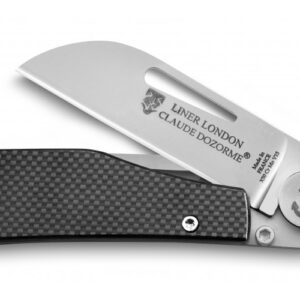 Cutit pliabil de buzunar Claude Dozorme Liner Lock London maner carbon lama inox