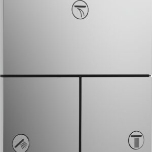 Divertor Hansgrohe ShowerSelect Comfort E cu 3 functii cu montaj incastrat necesita corp ingropat crom