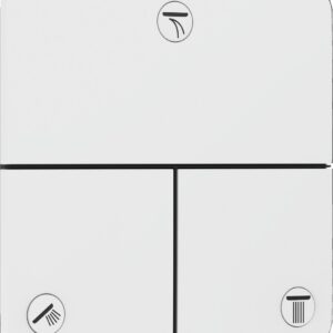 Divertor Hansgrohe ShowerSelect Comfort Q cu 3 functii cu montaj incastrat necesita corp ingropat alb mat
