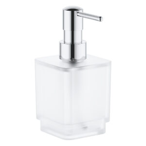Dozator sapun lichid Grohe Selection Cube  sticla mata - crom