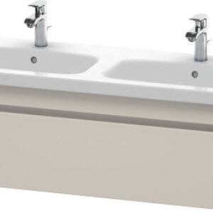 Dulap baza Duravit DuraStyle 123x44.8cm sertar cu inchidere lenta taupe mat