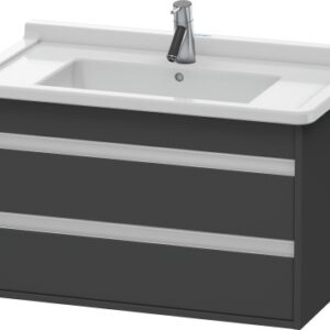 Dulap baza Duravit Ketho 80x46.5cm 2 sertare inchidere lenta grafit mat