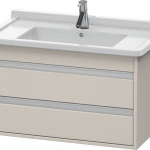 Dulap baza Duravit Ketho 80x46.5cm 2 sertare inchidere lenta taupe mat