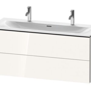 Dulap baza Duravit L-Cube cu doua sertare 122x48cm alb lucios