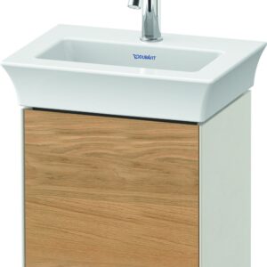 Dulap baza Duravit White Tulip cu 1 usa pentru lavoar 45cm Oak - Nordic White Satin Matt Lacquer