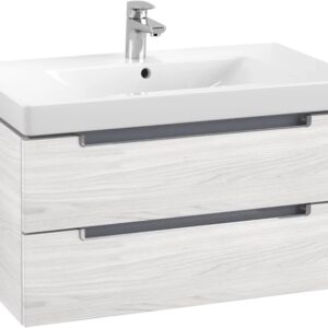 Dulap baza suspendat Villeroy & Boch Subway 2.0 787x420x449 mm lemn albit