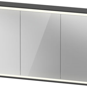 Dulap cu oglinda Duravit Vitrium 120cm iluminare LED cu senzor grafit mat