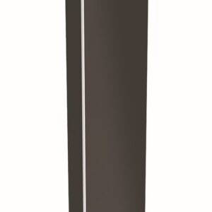 Dulap inalt Geberit Acanto 45x17.34x173cm cu o usa sticla negru corp negru mat