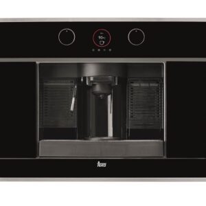 Espressor cu capsule incorporabil Teka CLC 835 MC 5 adaptoare capsule pad-uri si cafea macinata pompa 19 bari inox anti- pata/cristal negru