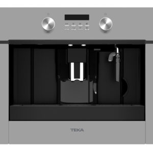 Espressor incorporabil Teka CLC 855 GM SM pompa 15 bari functie de auto-curatare; rasnita cafea cu 13 trepte program automat de decalcifiere Cristal Steam Grey/Infinity Glass