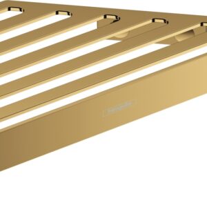 Etajera de colt Hansgrohe AddStoris gold optic lustruit