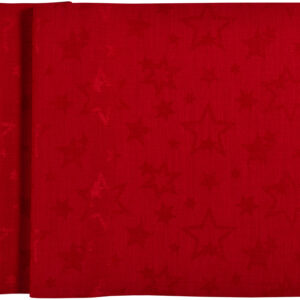 Fata de masa Sander Jacquards Cosmo 150x250cm 1 rosu