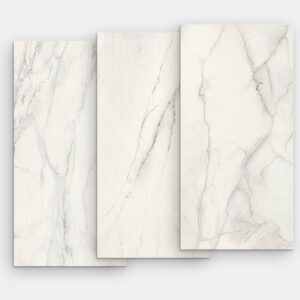 Gresie portelanata FMG Marmi Classici Maxfine 75x37.5cm 6mm Statuario Light Lucidato