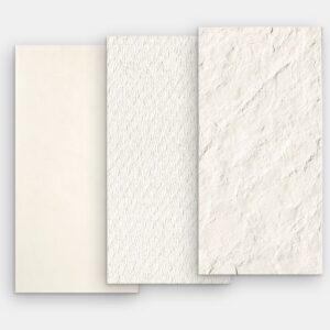 Gresie portelanata rectificata FMG Pietre Trax 60x30cm 10mm White Naturale