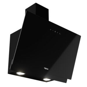 Hota Teka Easy DVN 64030 design vertical 2 trepte + Turbo 460 m3/h 60cm timer Sticla neagra