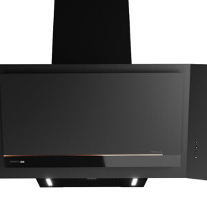 Hota Teka Infinity G1 DVI 88-G1 EOS BM design vertical 80cm Fresh AIR 786 m3/h free outlet sticla neagra