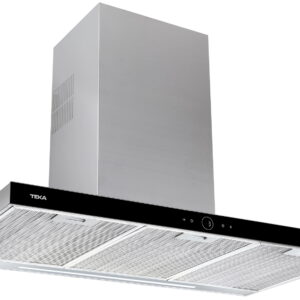 Hota decorativa Teka DLH 986 T ultraslim 90cm 3 trepte + intensiv 920 mc/h Free Outlet clasa A Inox - cristal negru