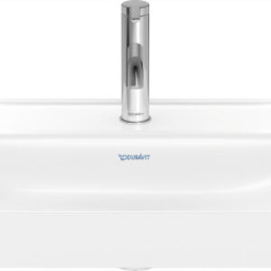 Lavoar Duravit DuraSquare 59x47cm WonderGliss fara preaplin montare pe blat cu capac ceramic pentru ventil inclus alb