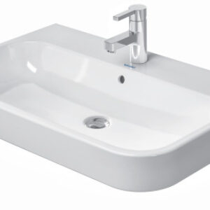 Lavoar Duravit Happy D.2 80cm montare pe mobilier alb