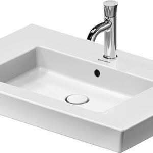 Lavoar Duravit White Tulip 75cm montare pe mobilier ventil ceramic alb