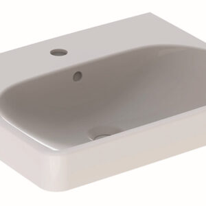Lavoar Geberit Smyle Square 55x44cm montare pe mobilier alb