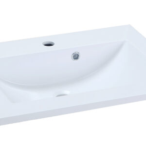 Lavoar Sanotechnik Soho 80x46cm montare pe mobilier compozit alb