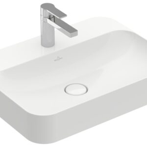 Lavoar Villeroy & Boch Finion 60x44.5cm cu montare pe blat fara preaplin alb