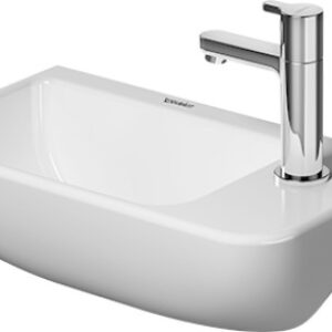 Lavoar asimetric Duravit ME by Starck 40x22cm fara preaplin orientare stanga