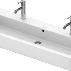 Lavoar dublu Duravit Vero 120x47cm WonderGliss alb